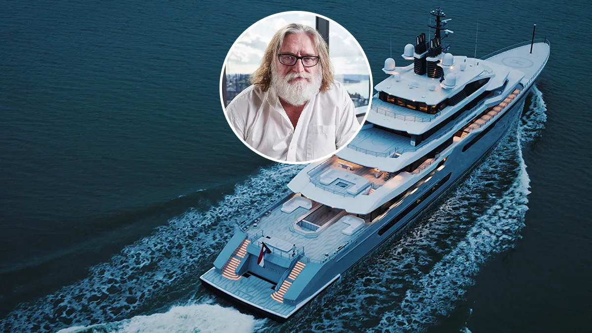 گیب نیوئل، مدیرعامل ولو، یک کشتی تفریحی ۵۰۰ میلیون دلاری با ۱۵ اتاق گیمینگ خرید!