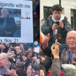 پیرمرد نیویورکی ۲۵۰۰ نفر را برای کشیدن سیگار به خیابانها کشاند + تصاویر