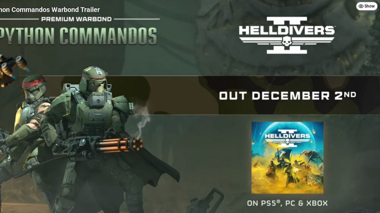 تماشا کنید: تریلر محتوای Python Commandos برای بازی Helldivers 2 منتشر شد