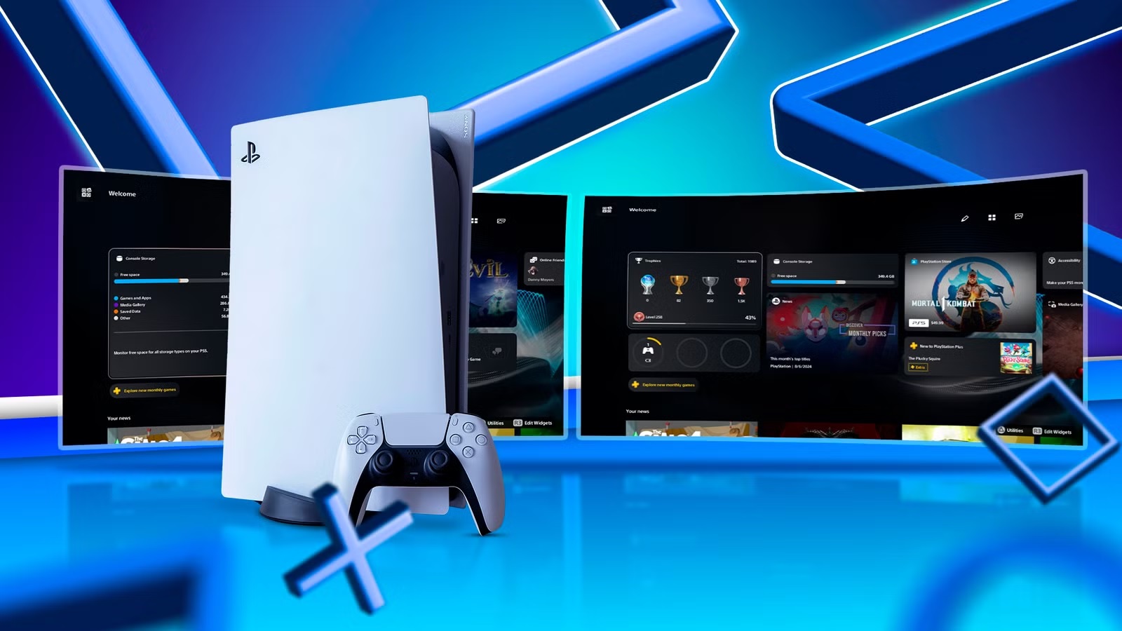 سونی در حال آزمایش تصاویر پس‌زمینه متغیر برای پلی استیشن ۵ است