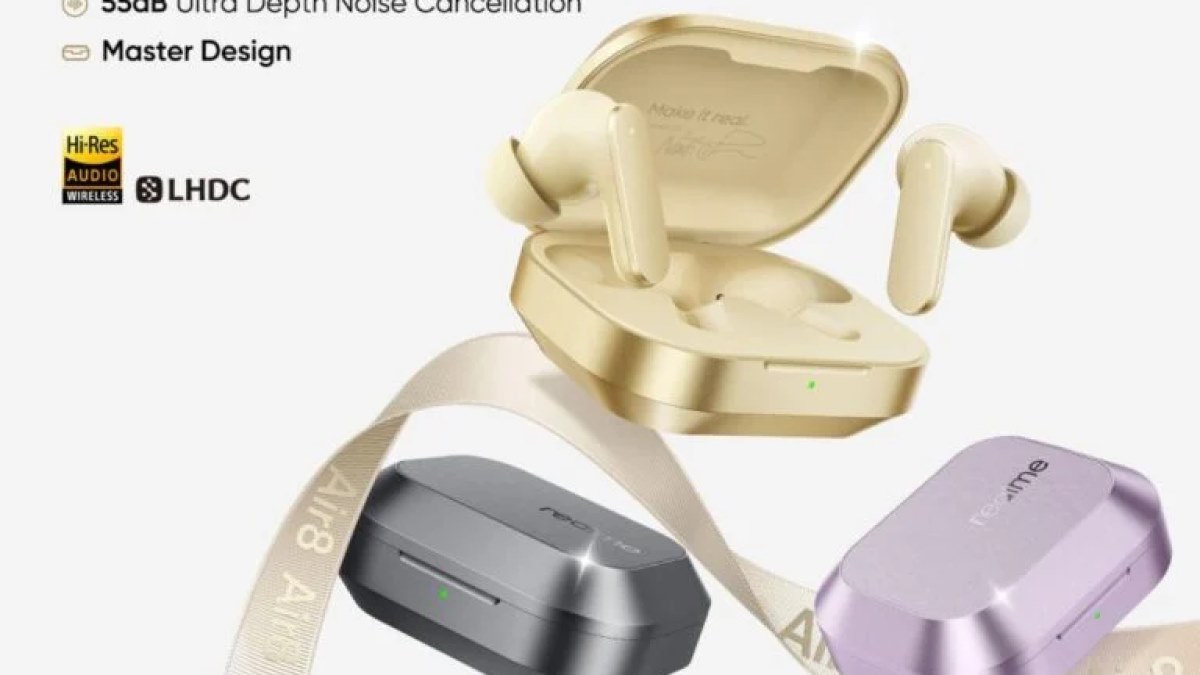 ریلمی بادز ایر ۸ هم‌زمان با سری ریلمی ۱۶ پرو در راه بازار هند است