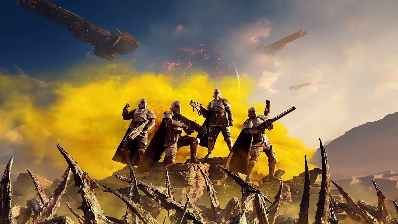 حجم فایل بازی Helldivers 2 روی PC تا ۸۵ درصد کاهش یافت