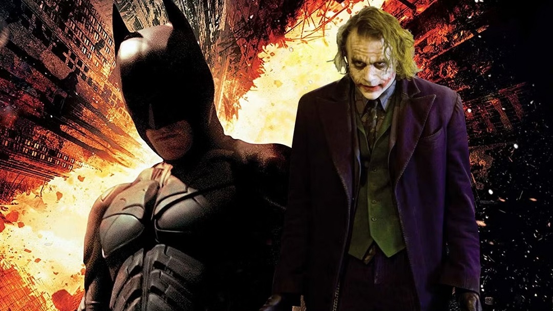 تصویر جالبی از هیث لجر و کریستین بیل در پشت صحنه فیلم شوالیه تاریکی منتشر شد