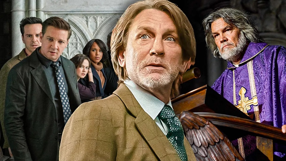 تصویر جدیدی از پشت‌صحنه فیلم Wake Up Dead Man: A Knives Out Mystery منتشر شد