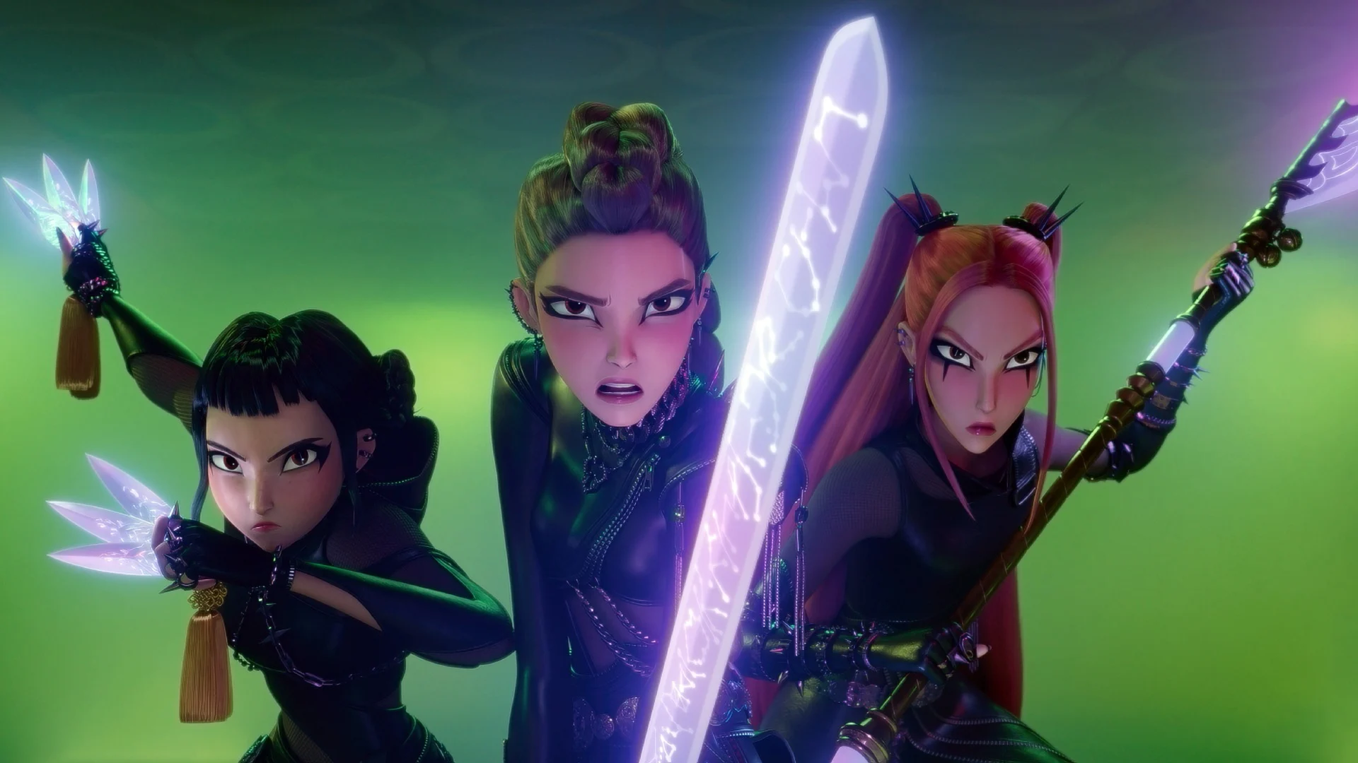 هر عضو HUNTR/X چگونه می‌جنگد؟ توضیح کامل سبک‌های مبارزه در KPop Demon Hunters