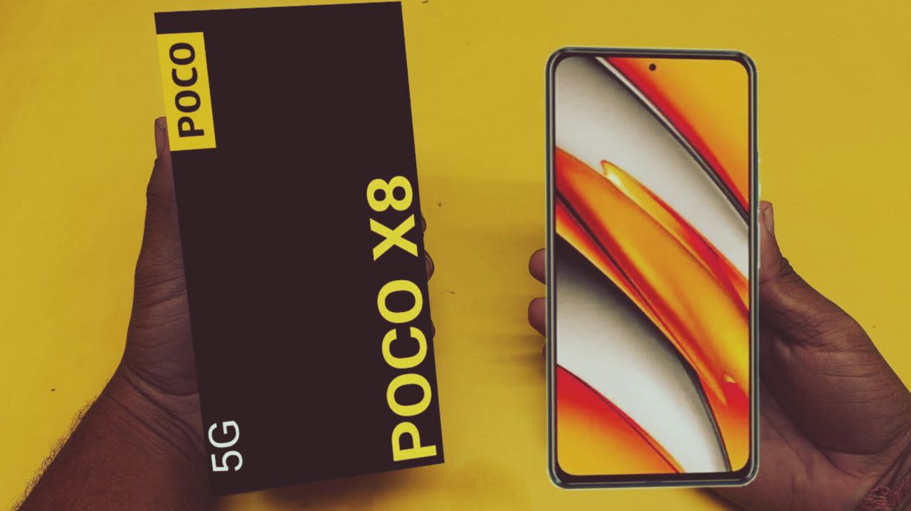 شیائومی از پوکو X8 پرو با حسگر اثر انگشت اولتراسونیک رونمایی کرد