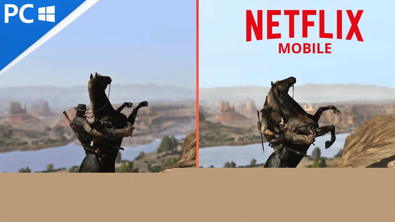 تماشا کنید: مقایسه گرافیکی نسخه اندروید و کامپیوتر بازی Red Dead Redemption 1