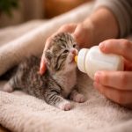 شیر دادن به بچه گربه یتیم: راهنمای کامل مرحله‌به‌مرحله و ۹ اشتباه خطرناک