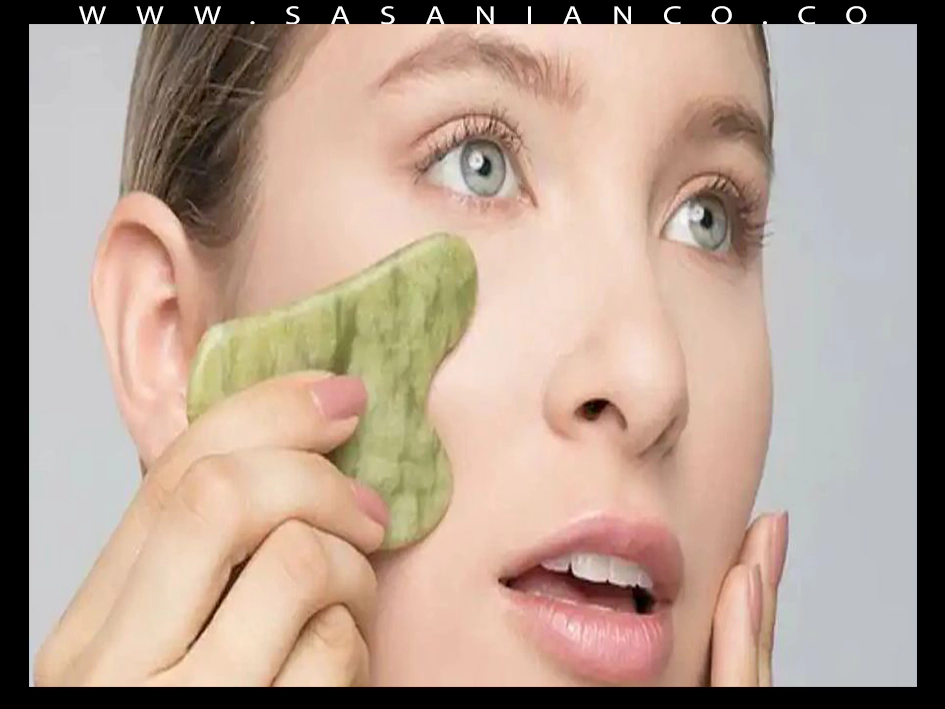 ماساژ با سنگ گواشا برای پوست